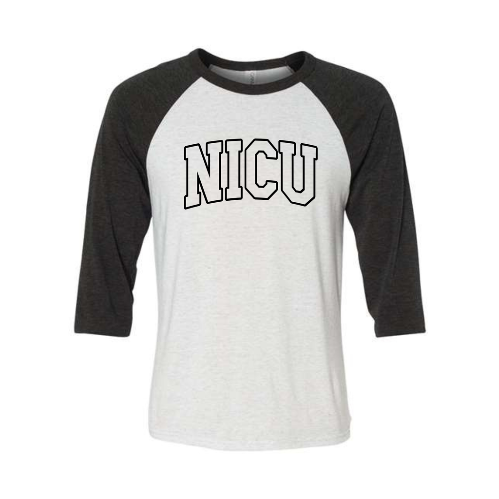 NICU Varsity 3/4 Raglan
