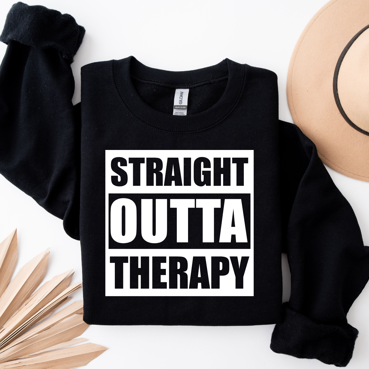 Straight Outta Therapy SVG PNG JPG