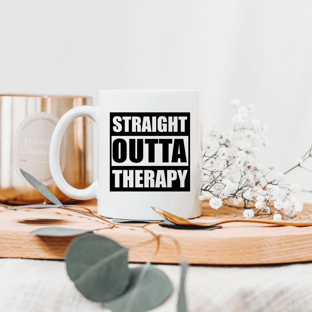 Straight Outta Therapy SVG PNG JPG