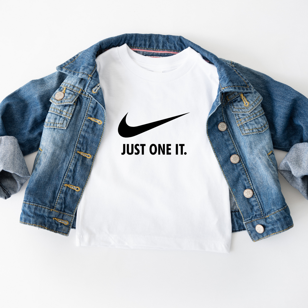 Custom Just ONE It Swoosh Birthday SVG PNG JPEG