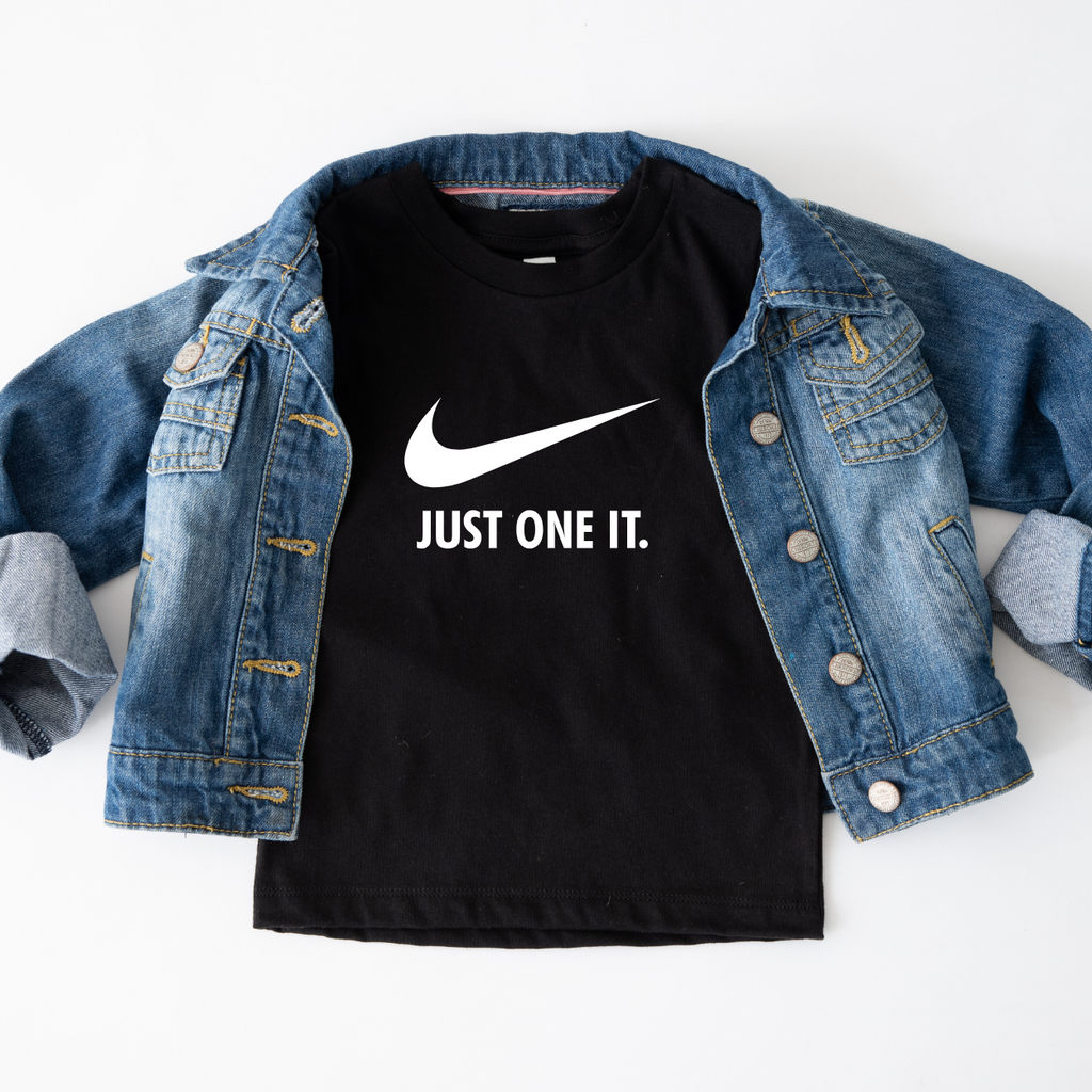 Custom Just ONE It Swoosh Birthday SVG PNG JPEG