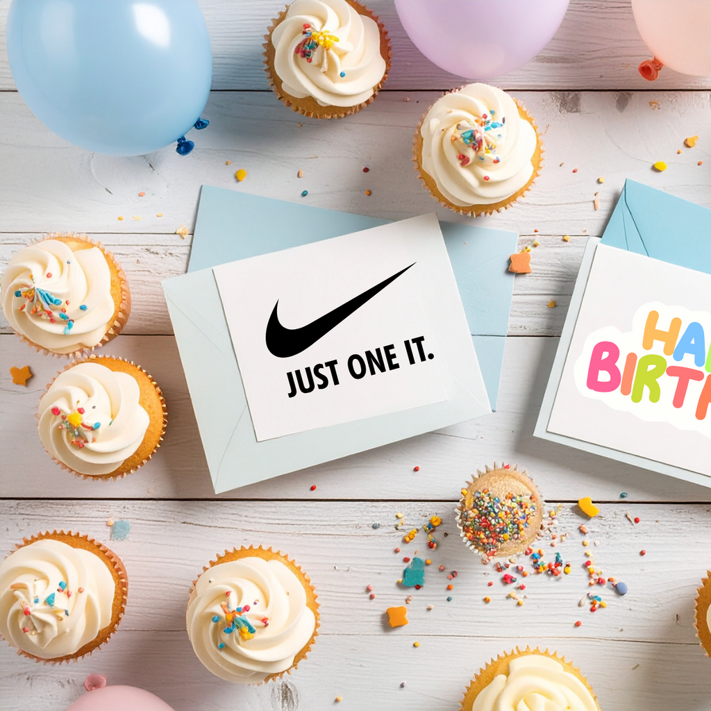 Custom Just ONE It Swoosh Birthday SVG PNG JPEG