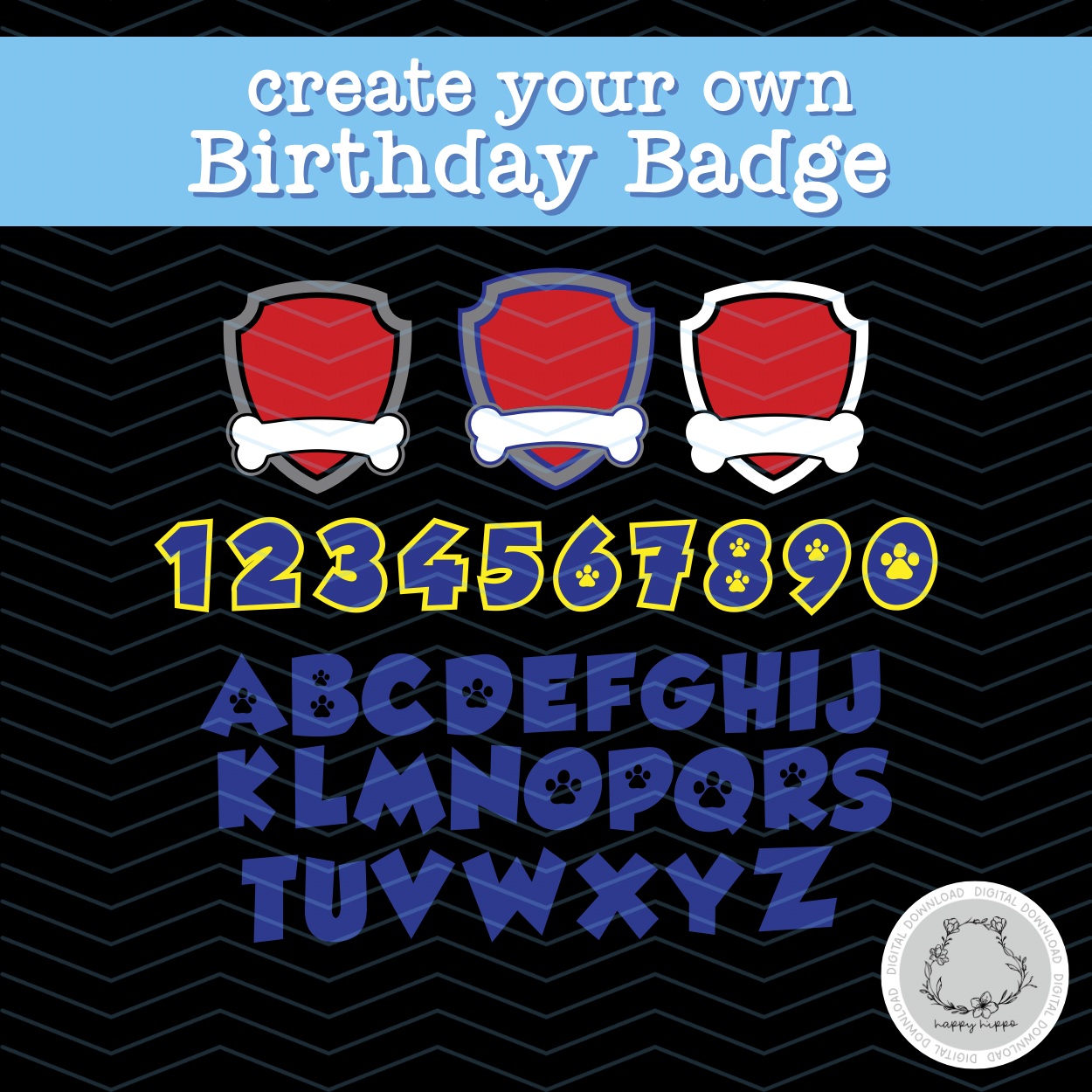 DIY Custom Birthday Badge SVG PNG JPG