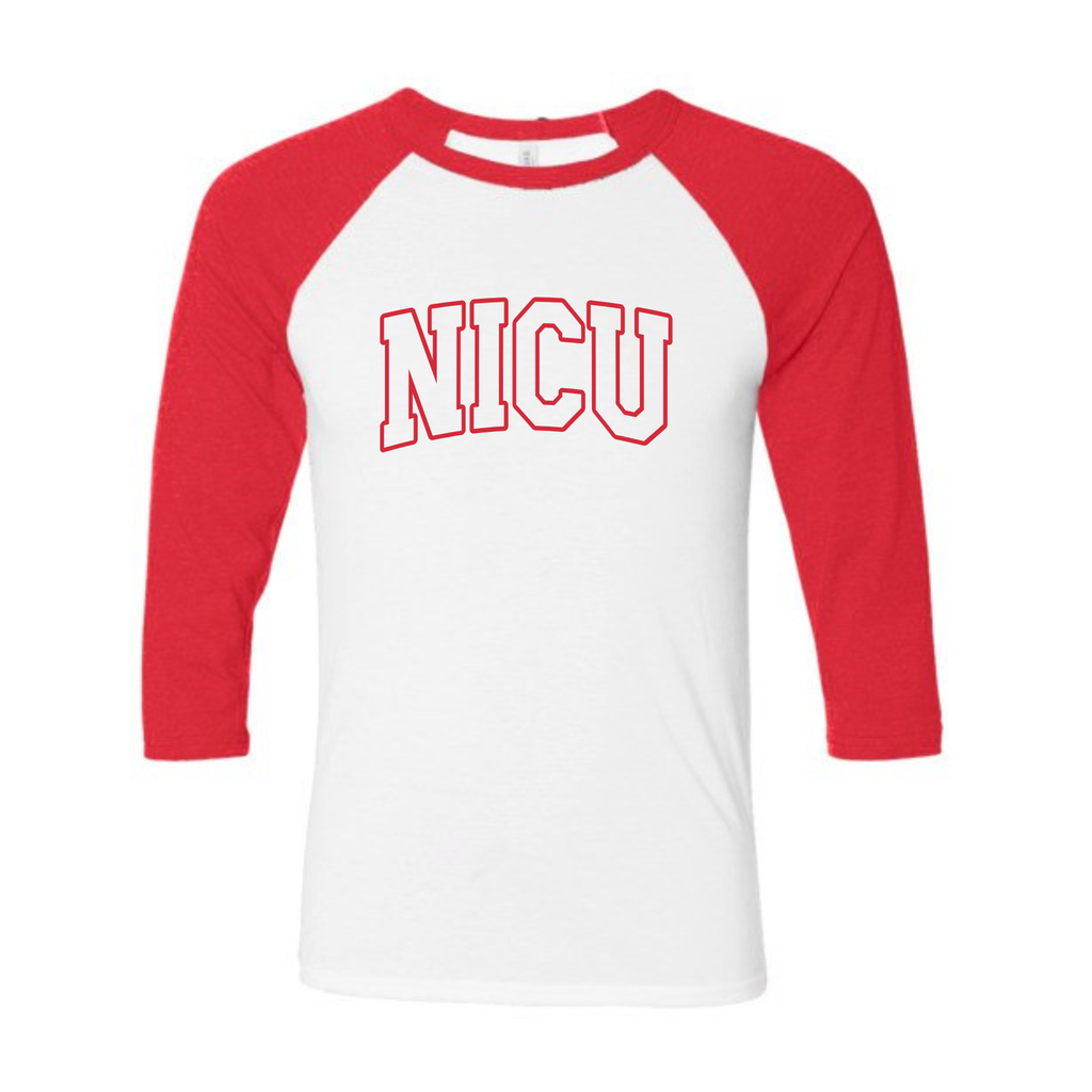NICU Varsity 3/4 Raglan