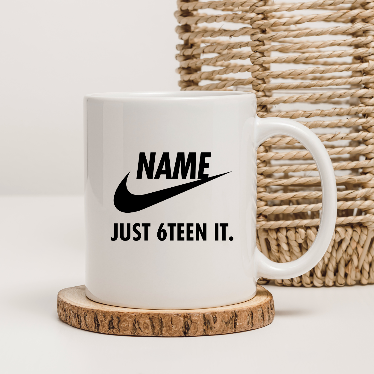 Custom Just 6Teen It Swoosh Birthday SVG, PNG, JPEG