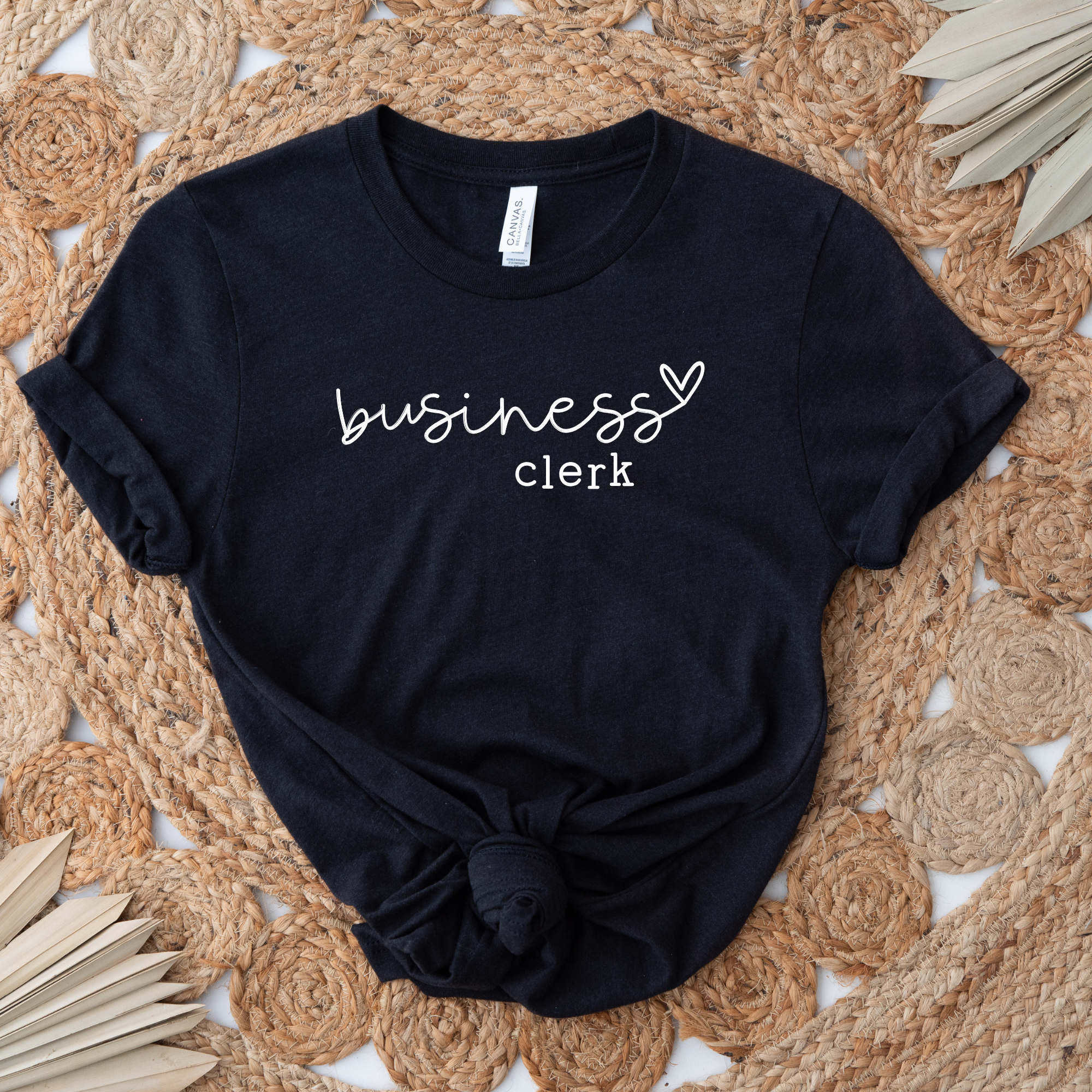 Hand Lettered Business Clerk SVG PNG JPG