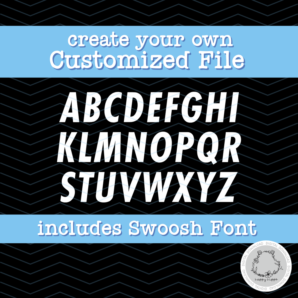 Custom Just 6Teen It Swoosh Birthday SVG PNG JPEG