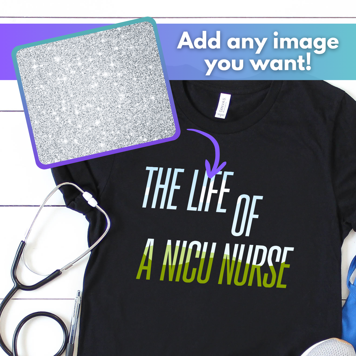 The Life of a NICU Nurse CANVA Frame